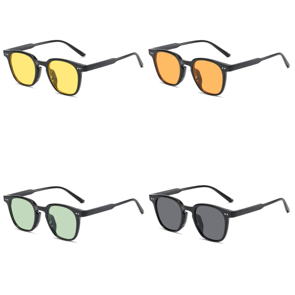 Gafas de sol cuadradas vintage unisex