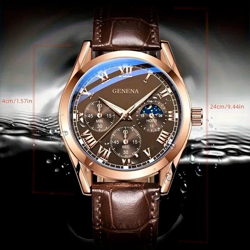 Reloj de cuarzo clásico para hombre