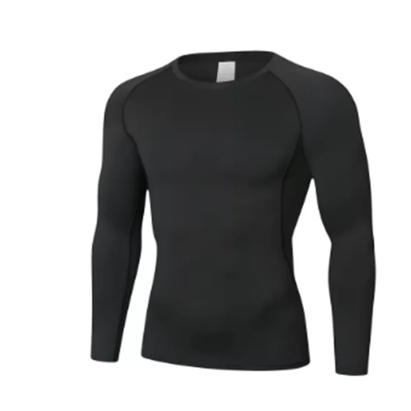 Camiseta de compresión deportiva para hombre