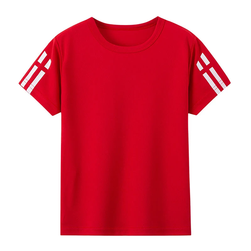 Camisetas deportivas infantiles de secado rápido (1 o 4 uds)
