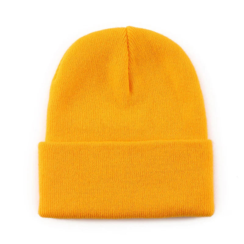 Gorro de lana con vuelta unisex