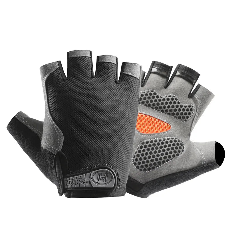 Guantes de gimnasio de medio dedo