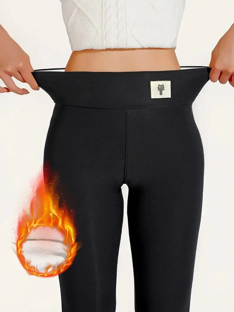 Leggings térmicos con forro de borreguito
