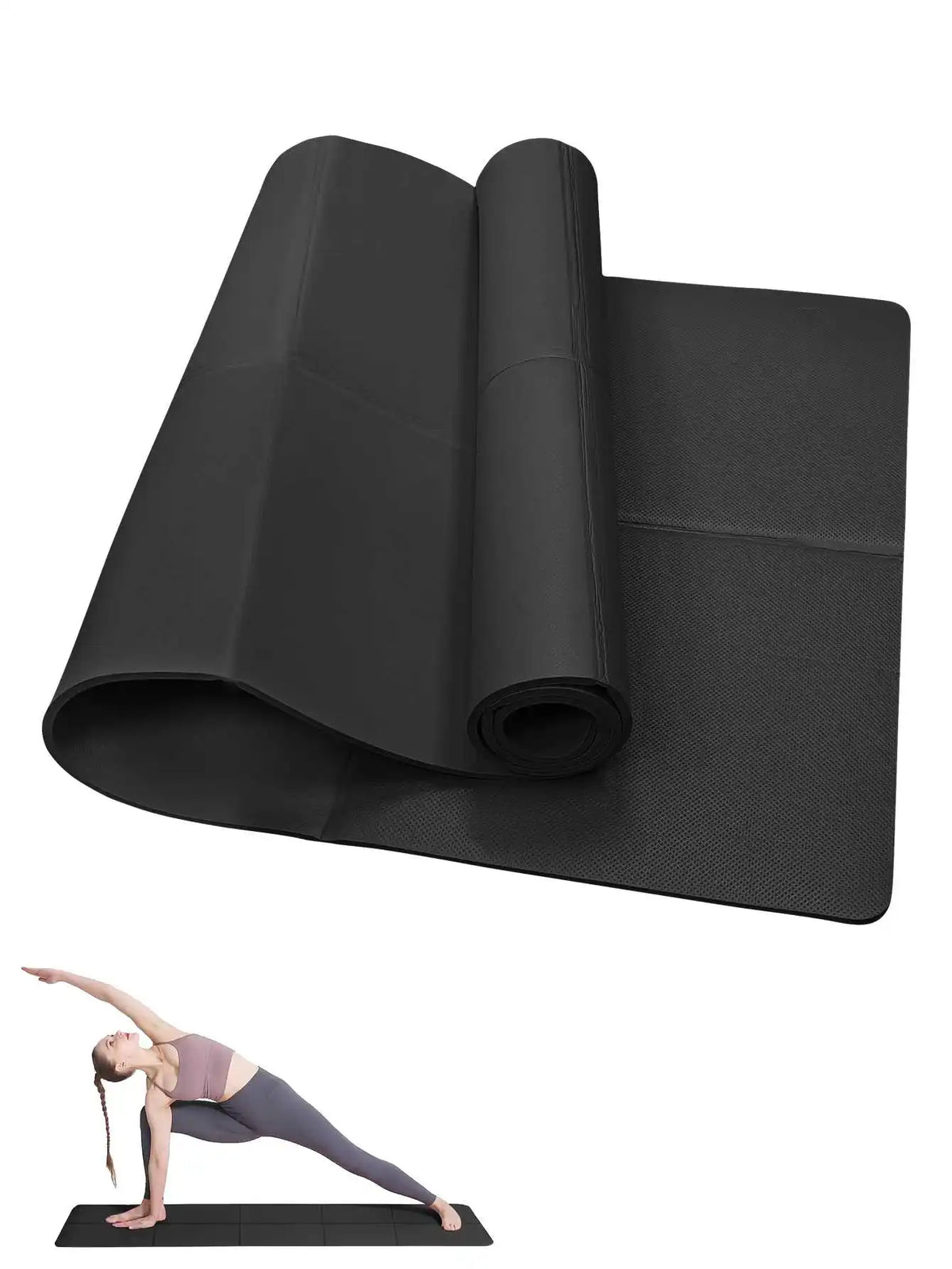 Esterilla de yoga y fitness antideslizante