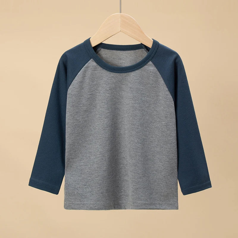 Camisetas infantiles de manga larga (1 o 4 uds)