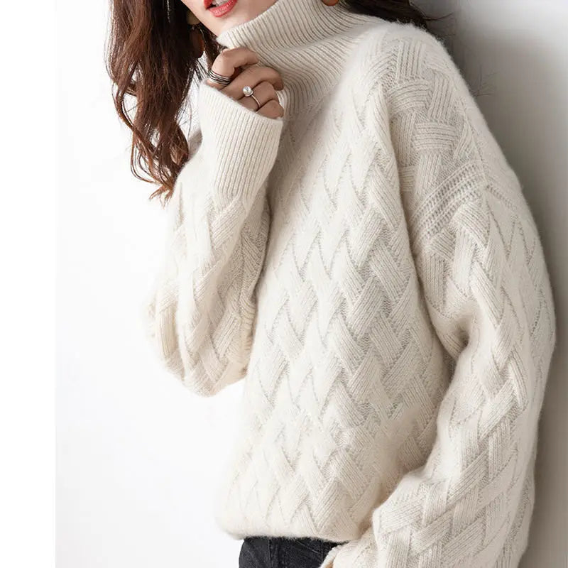Jersey grueso oversize para mujer