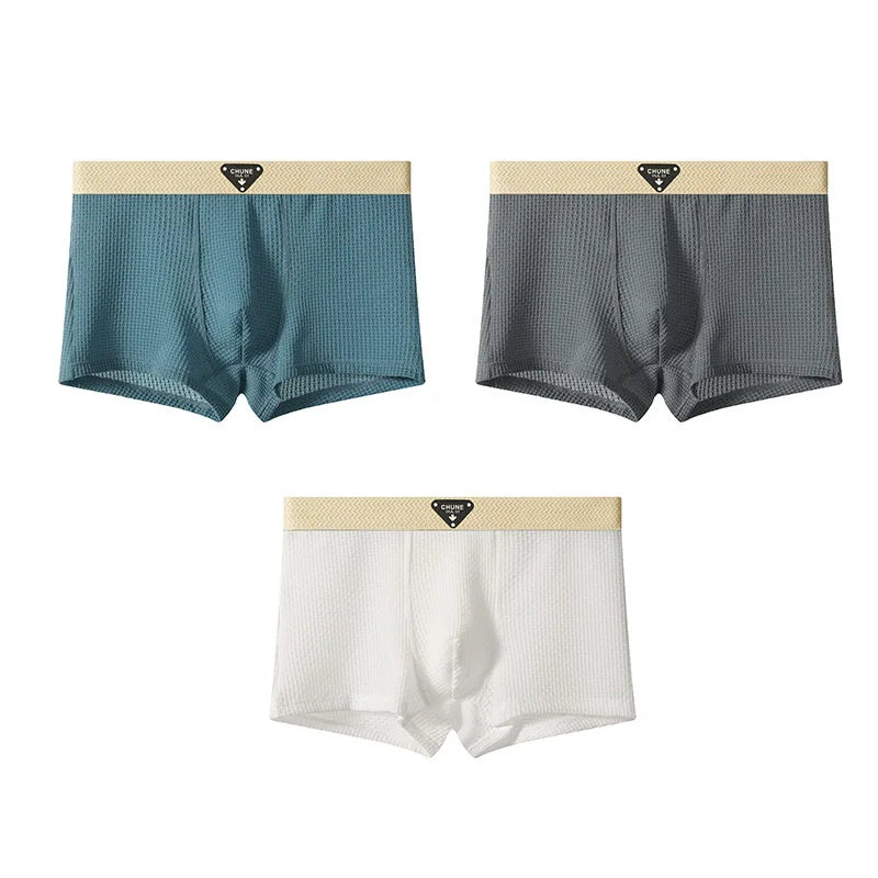 Calzoncillos bóxer de seda fría para hombre (1 o 3 uds)