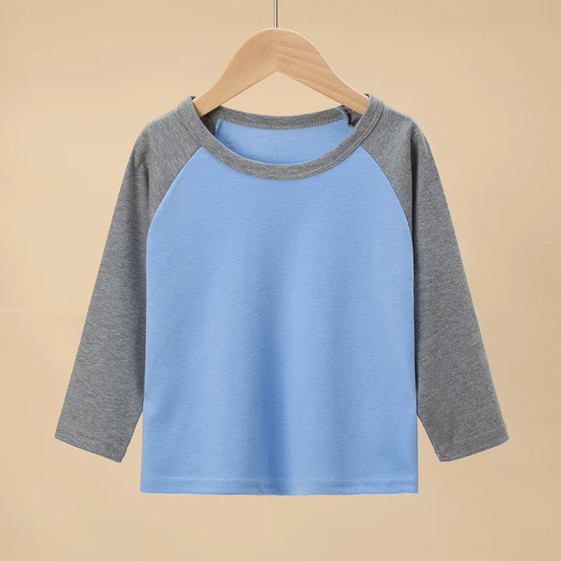 Camisetas infantiles de manga larga (1 o 4 uds)