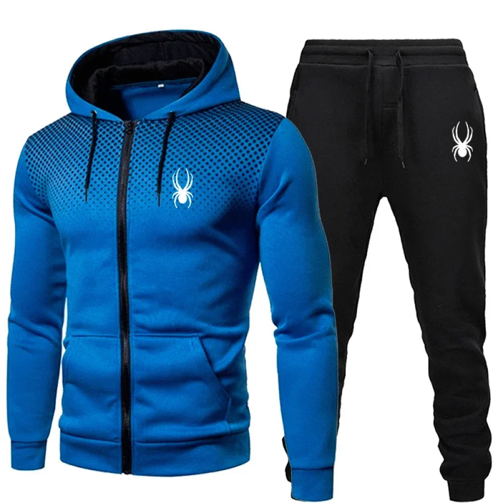 Chándal completo con capucha para hombre (sudadera + pantalón)