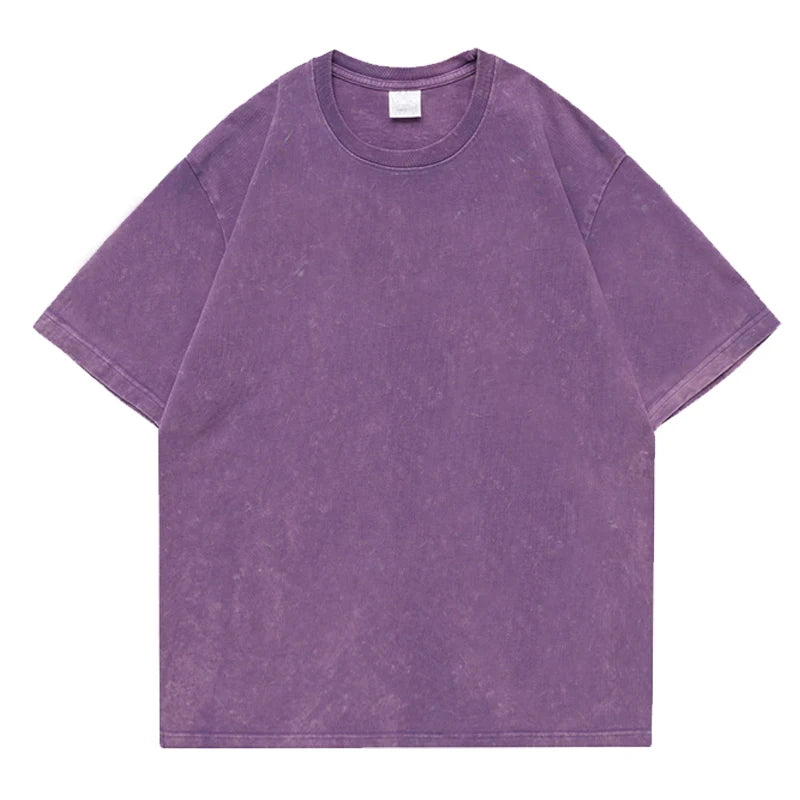Camiseta vintage efecto lavado oversize para hombre
