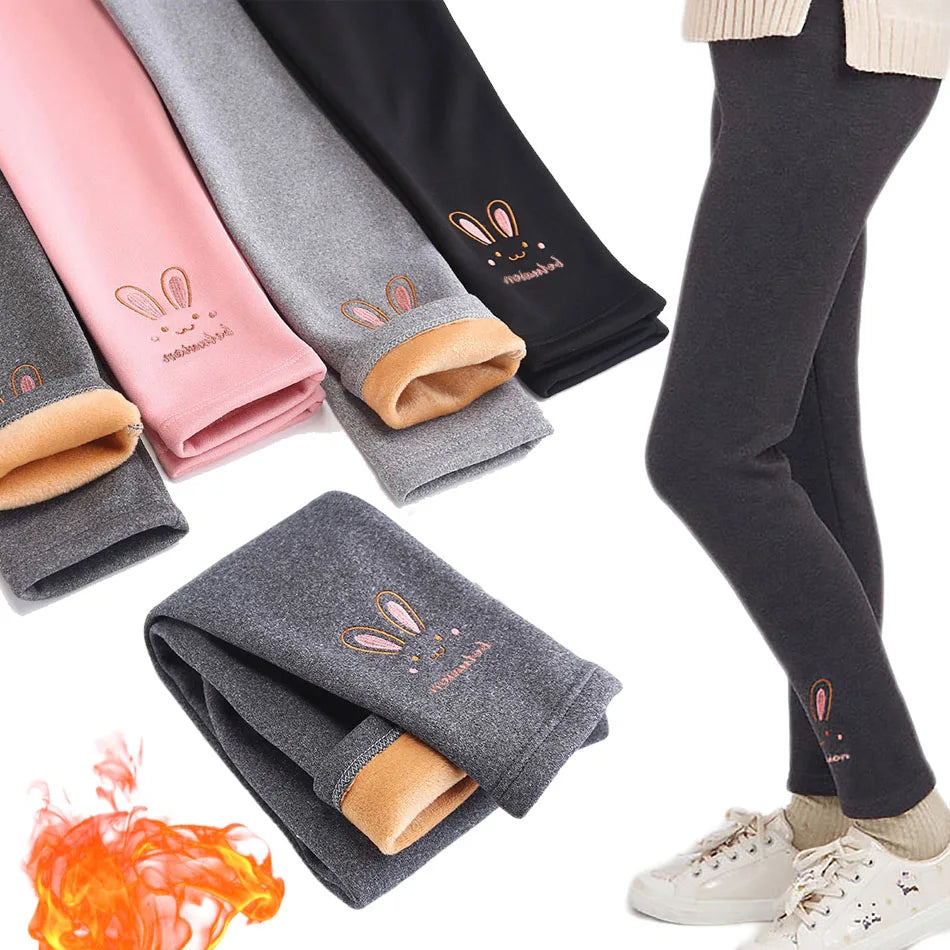 Leggings térmicos con forro polar para niña