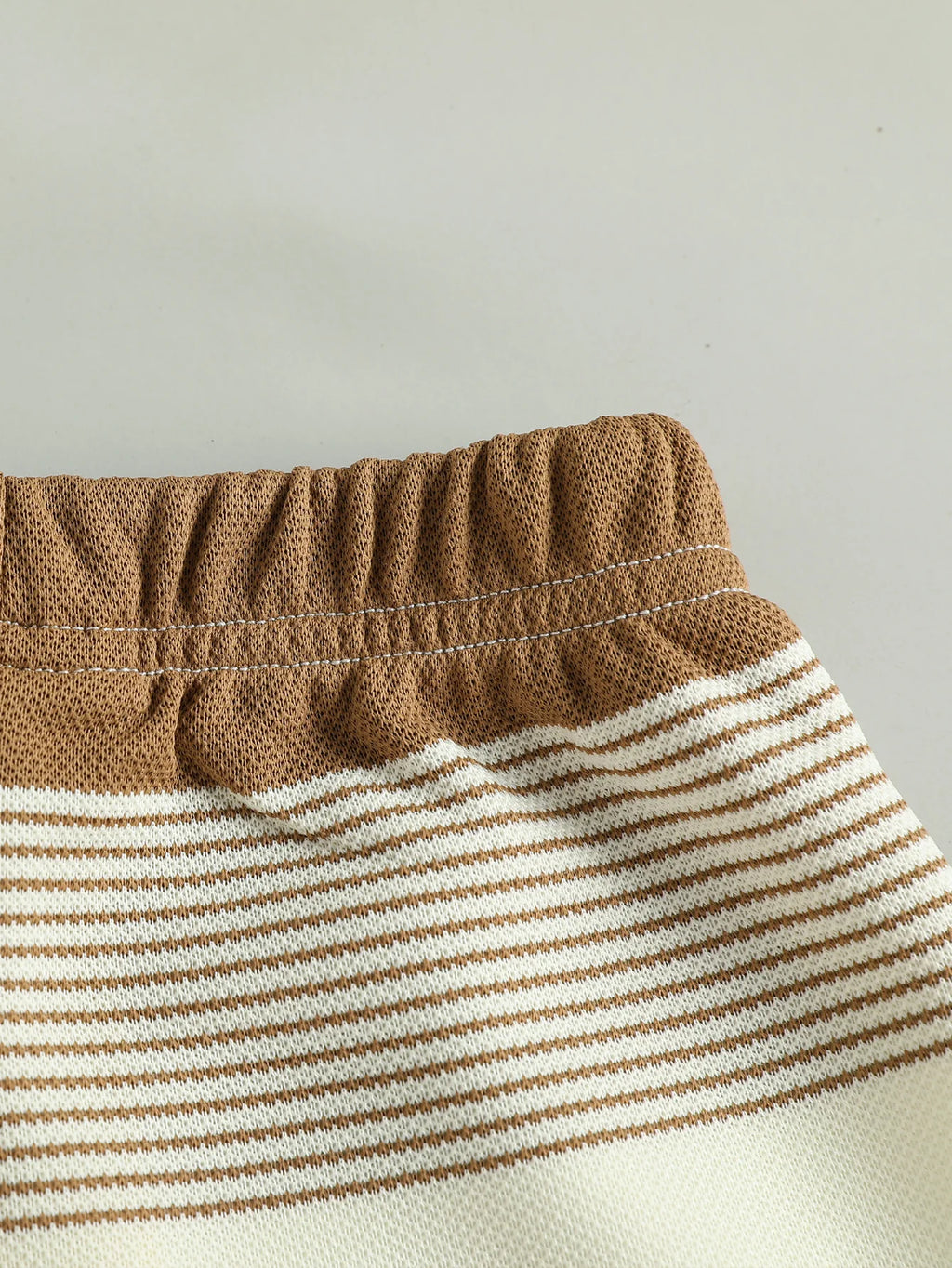 Conjunto bebé camiseta y short con osito