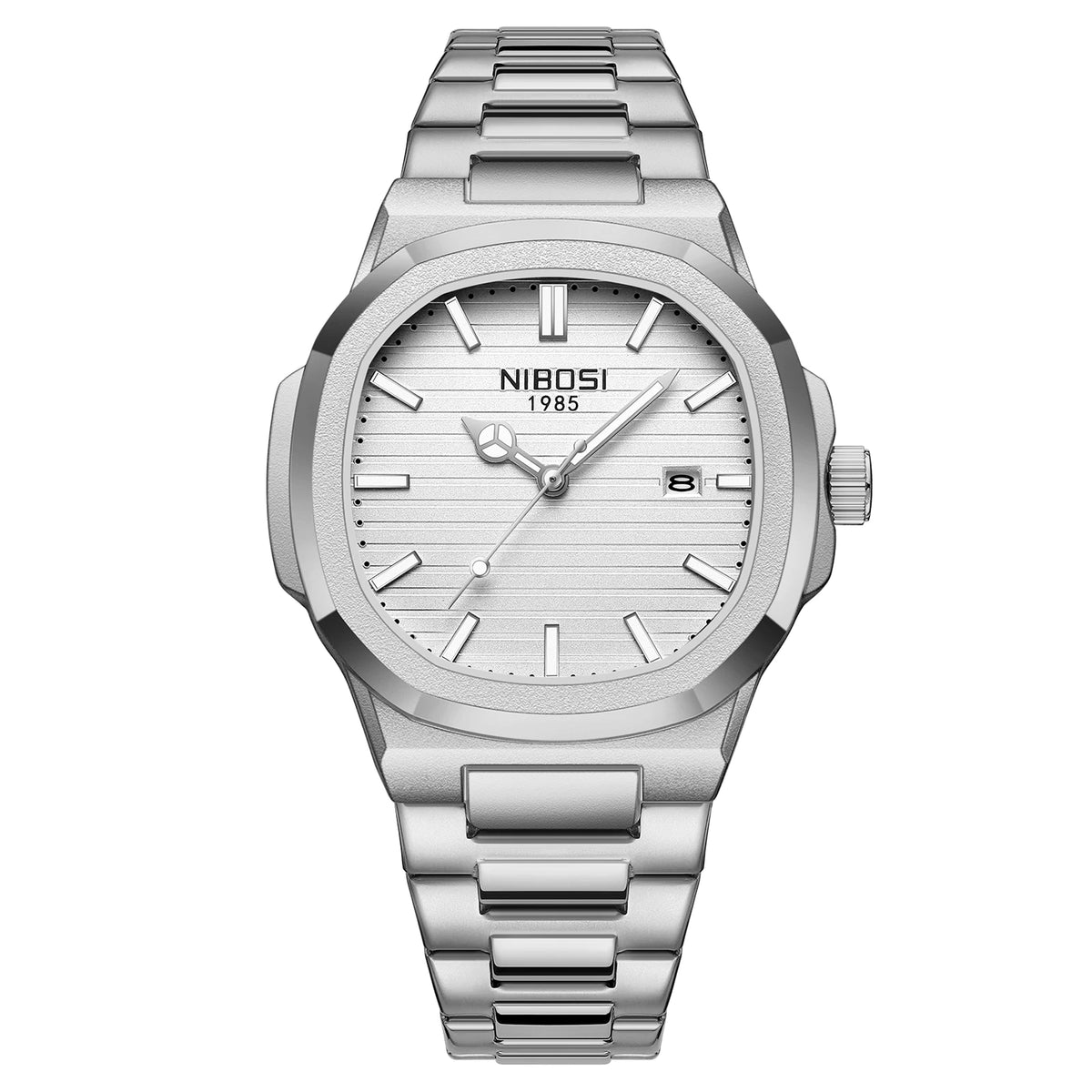 Reloj militar NIBOSI de cuarzo con fecha