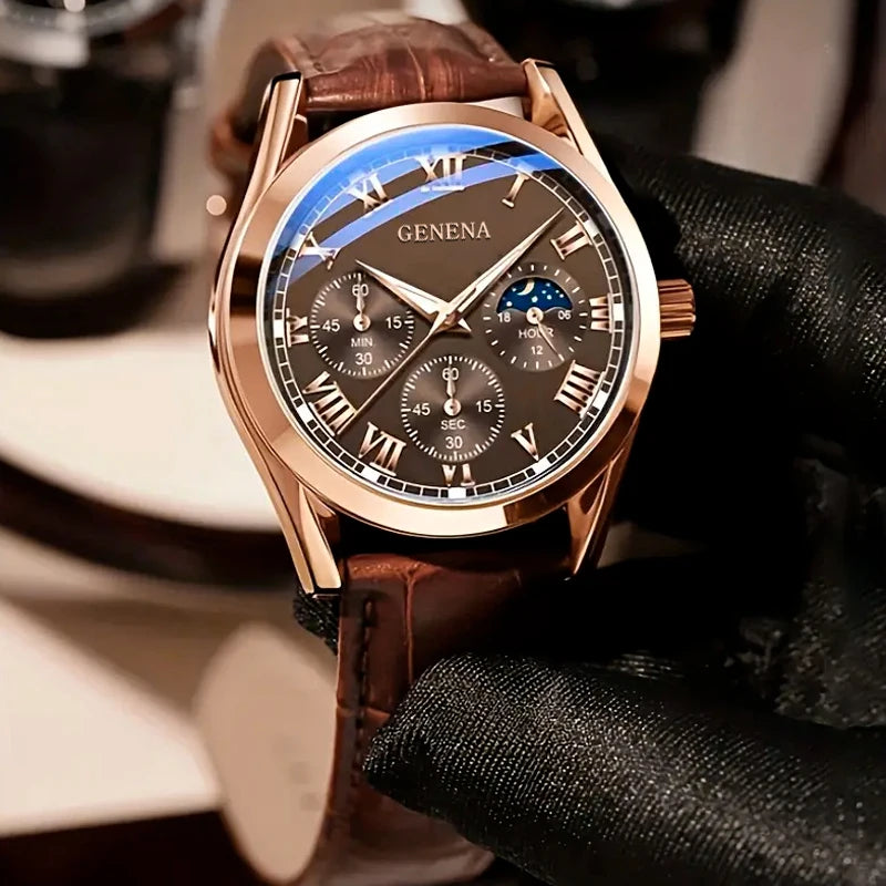 Reloj de cuarzo clásico para hombre