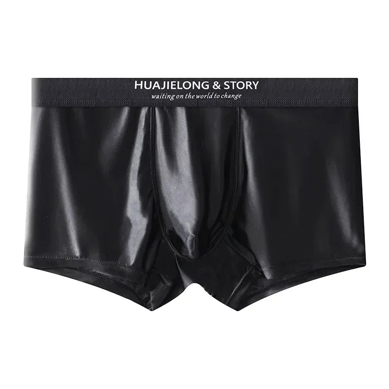 Calzoncillos bóxer de seda fría para hombre (1 o 3 uds)