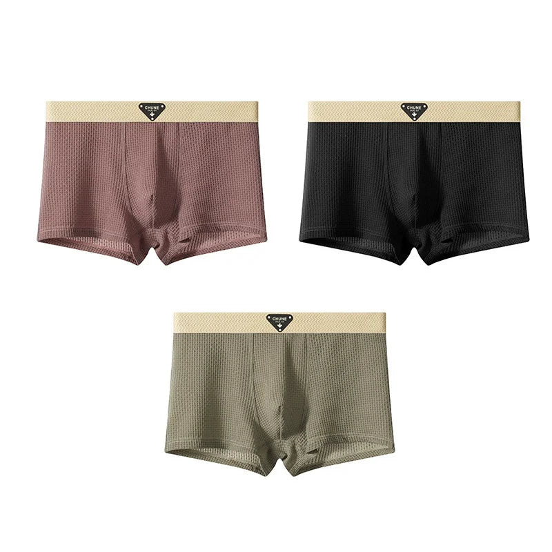 Calzoncillos bóxer de seda fría para hombre (1 o 3 uds)