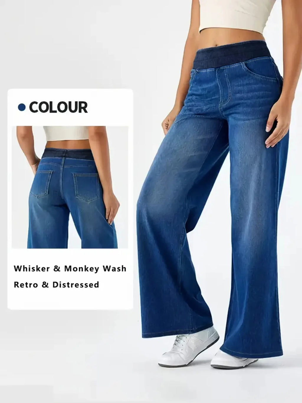 Vaquero baggy Azul índigo