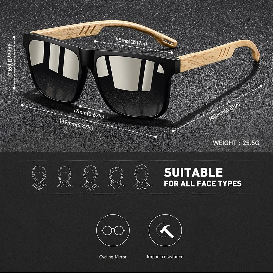 Gafas de sol cuadradas vintage