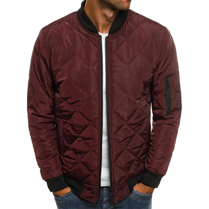 Chaqueta ligera estilo bomber vintage para hombre