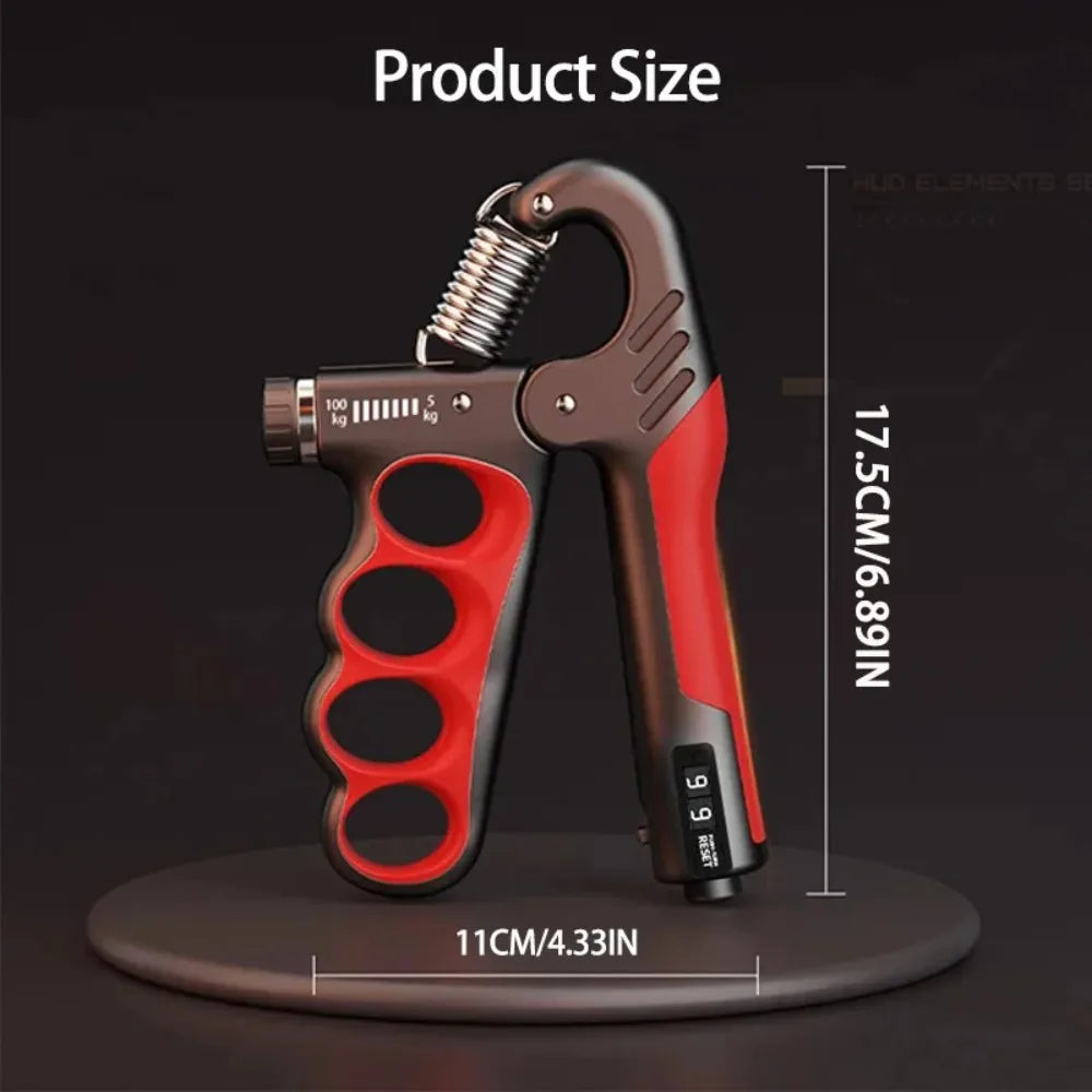 Fortalecedor de mano ajustable (5–100 kg)