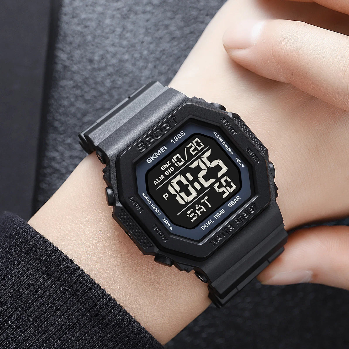 Reloj digital deportivo SKMEI 1988 para hombre