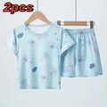 Conjunto infantil de verano camiseta y short (2 piezas)