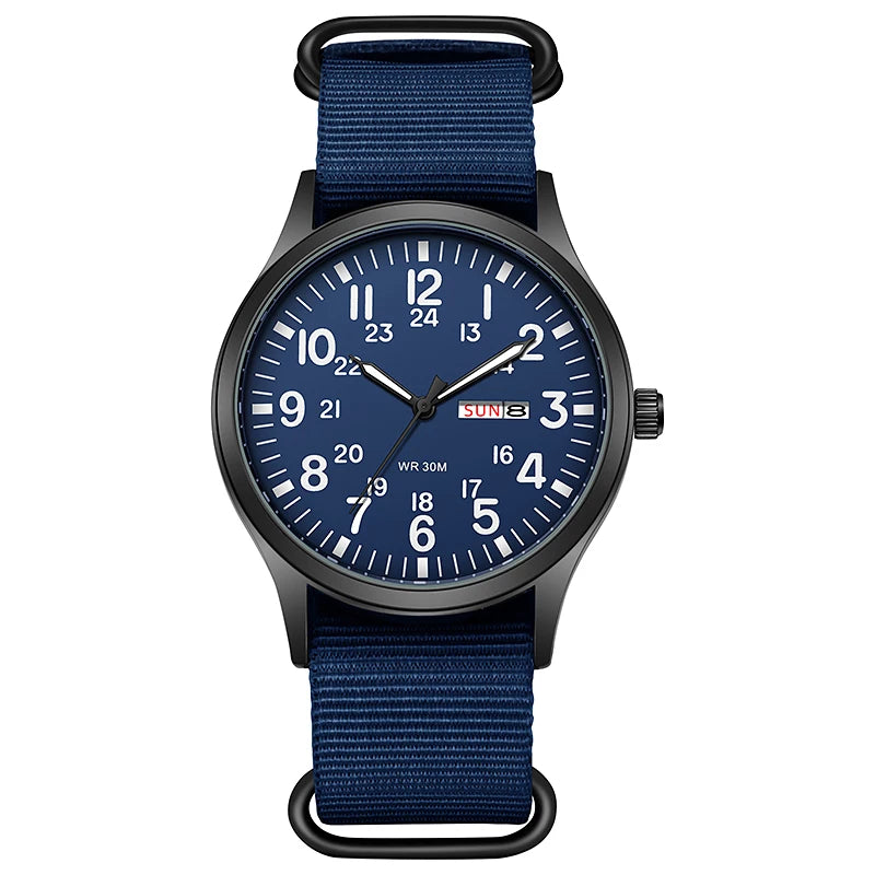 Reloj de campo TPW con correa de tela