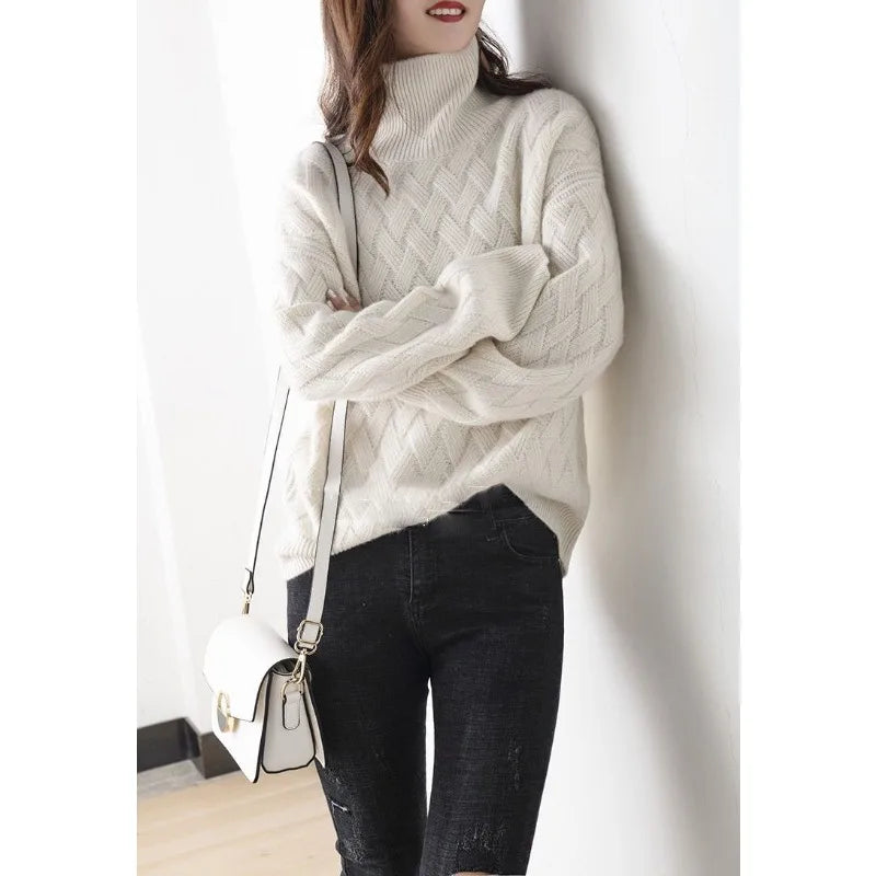Jersey grueso oversize para mujer