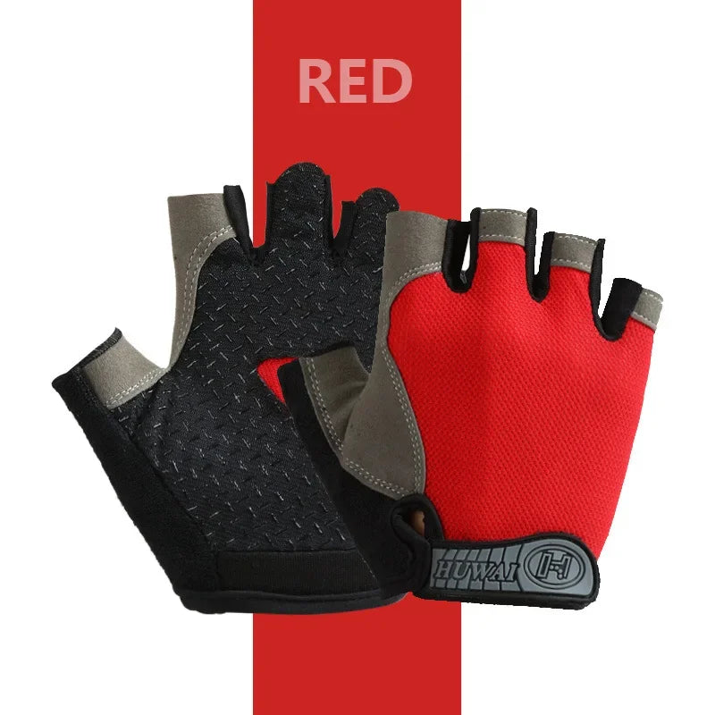 Guantes de gimnasio de medio dedo