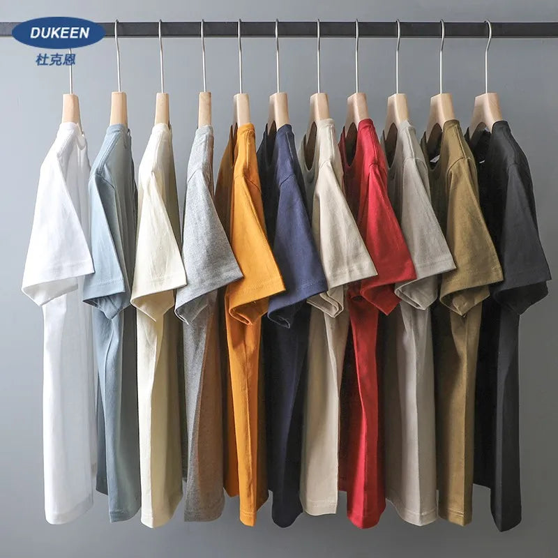 Camiseta oversize de algodón grueso para hombre