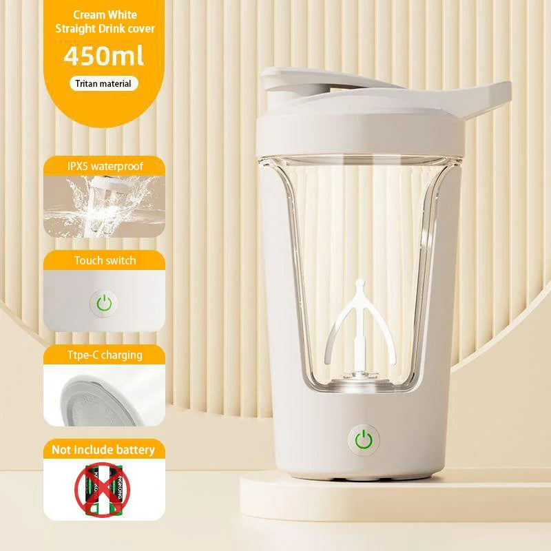 Shaker eléctrico para batidos de proteína (450 ml)