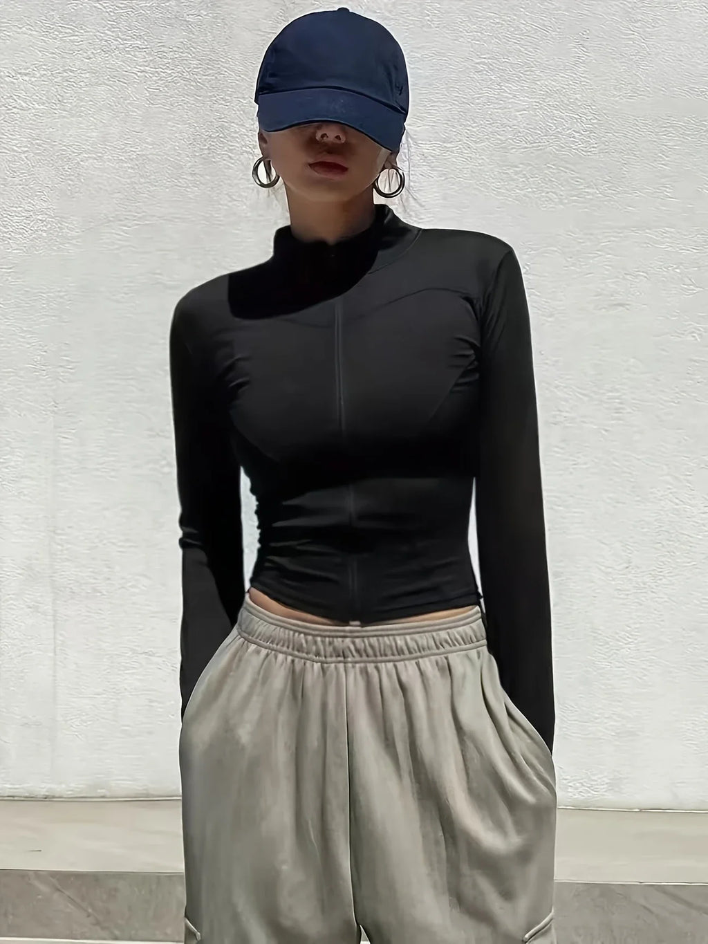 Chaqueta deportiva de secado rápido para pilates