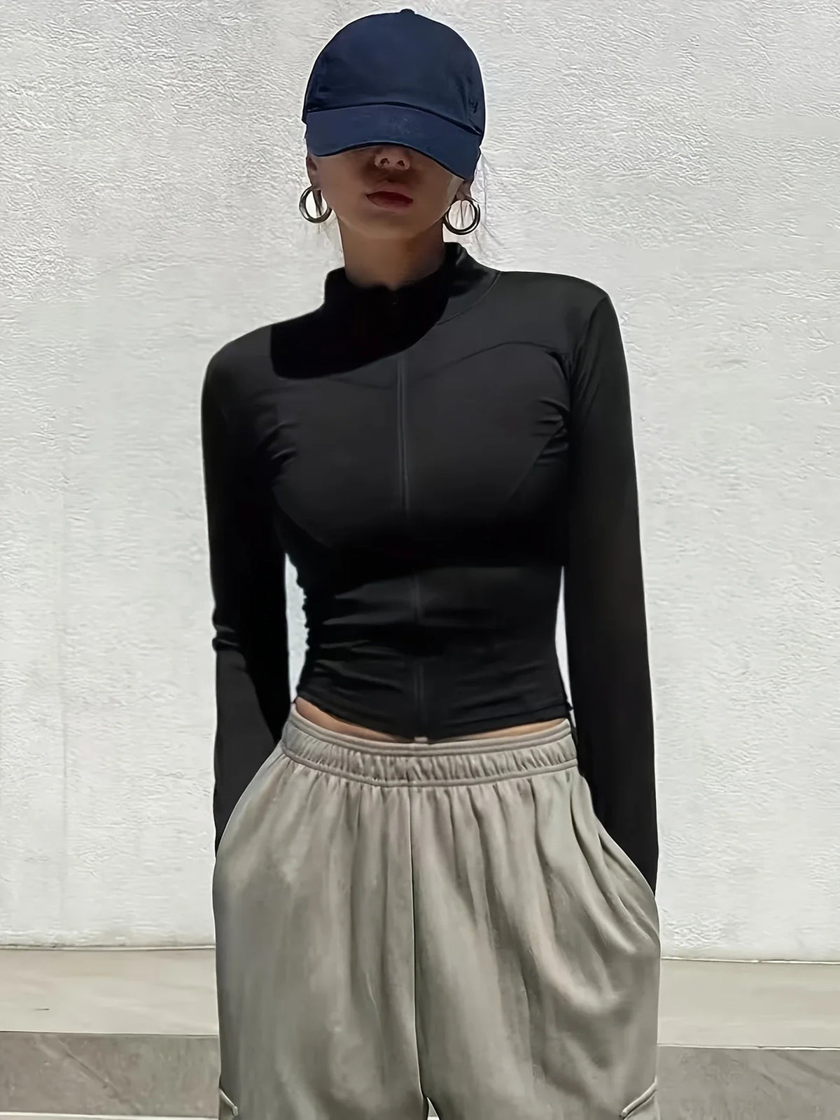 Chaqueta deportiva de secado rápido para pilates