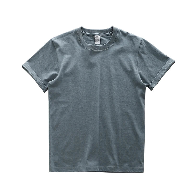 Camiseta oversize de algodón grueso para hombre
