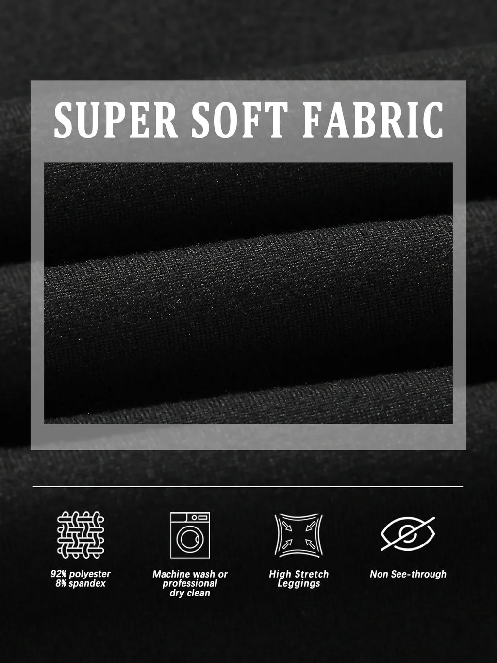 Pack de 2 leggings súper suaves para mujer
