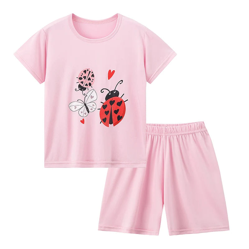 Conjunto infantil de verano camiseta y short