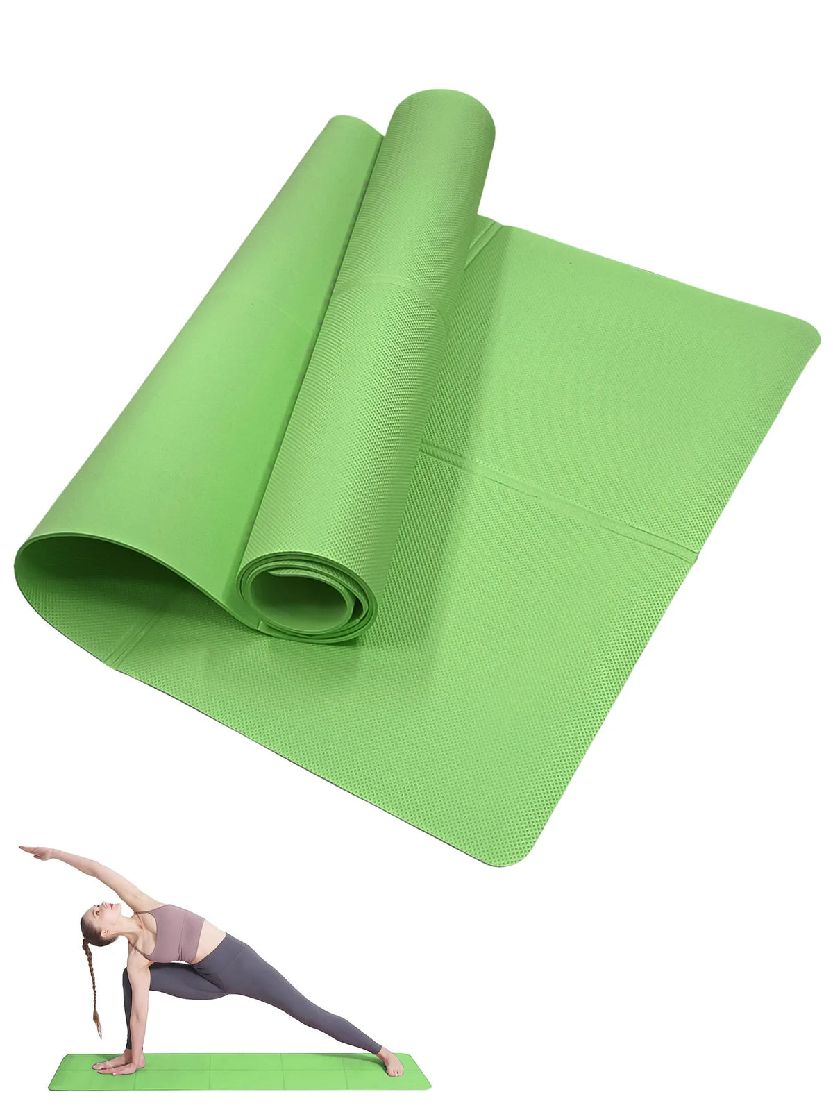 Esterilla de yoga y fitness antideslizante