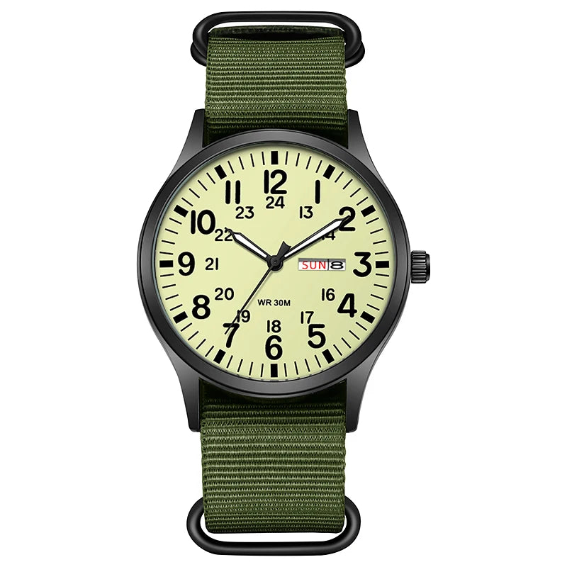 Reloj de campo TPW con correa de tela