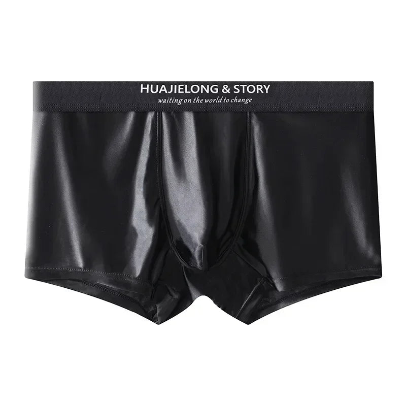 Calzoncillos bóxer de seda fría para hombre (1 o 3 uds)