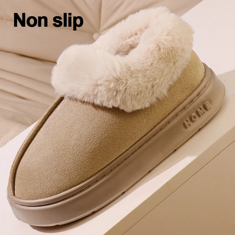 Botas de nieve con forro de pelo para mujer