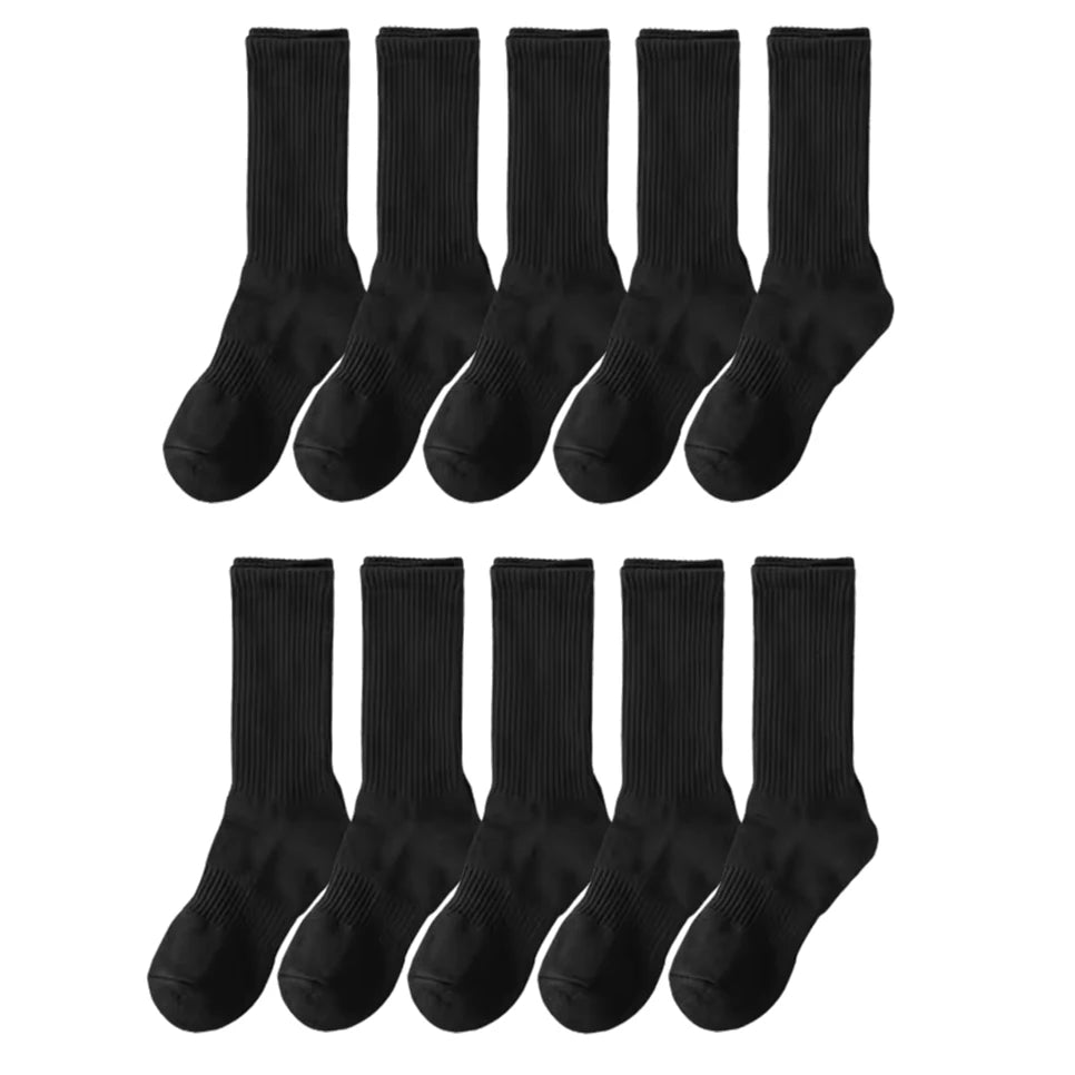 Pack de calcetines altos de algodón para hombre (10 o 20 pares)