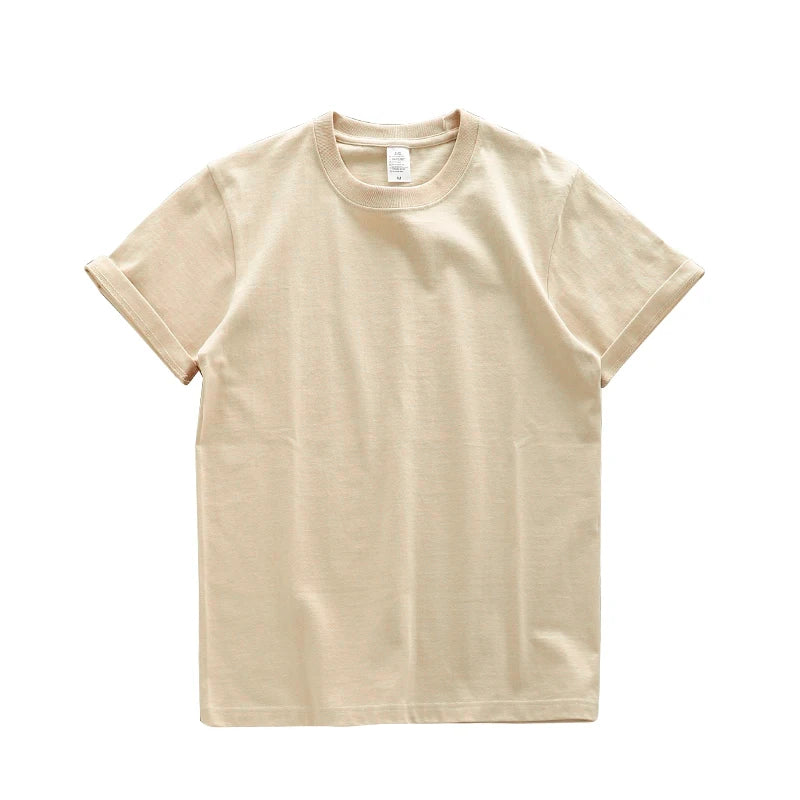 Camiseta oversize de algodón grueso para hombre