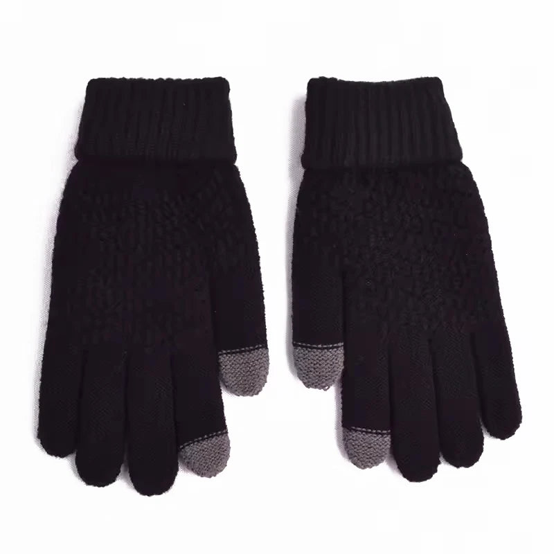 Guantes de punto táctiles unisex
