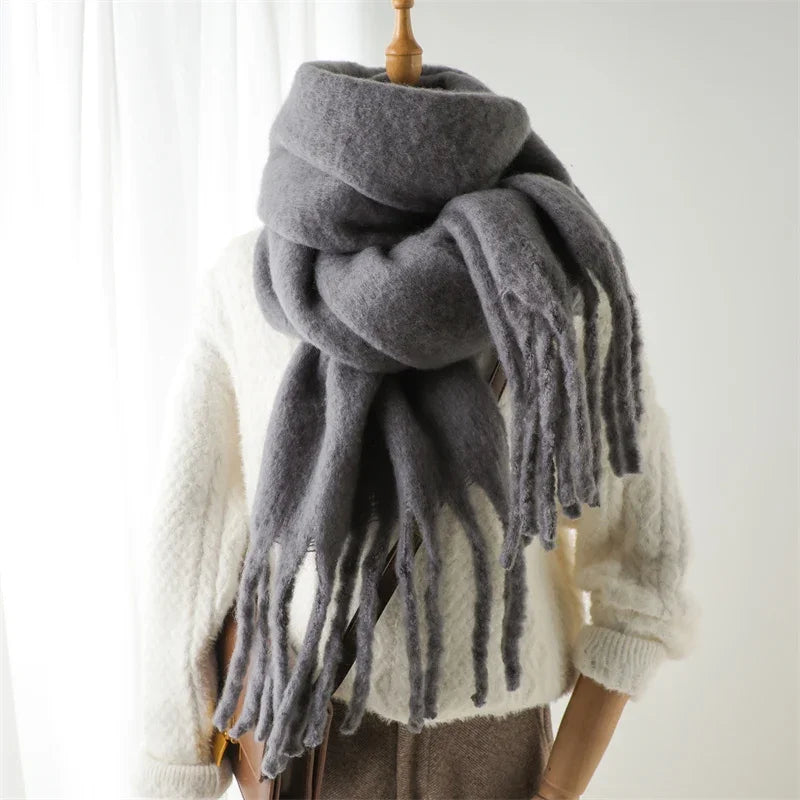 Pashmina XXL de tacto cachemira