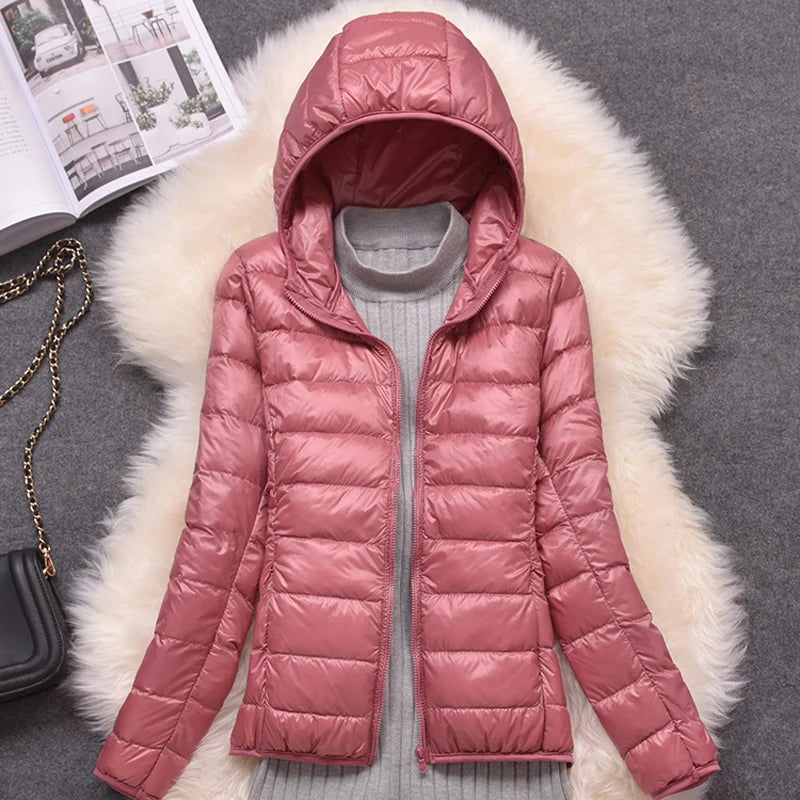 Chaqueta acolchada ultraligera para mujer (tallas grandes)