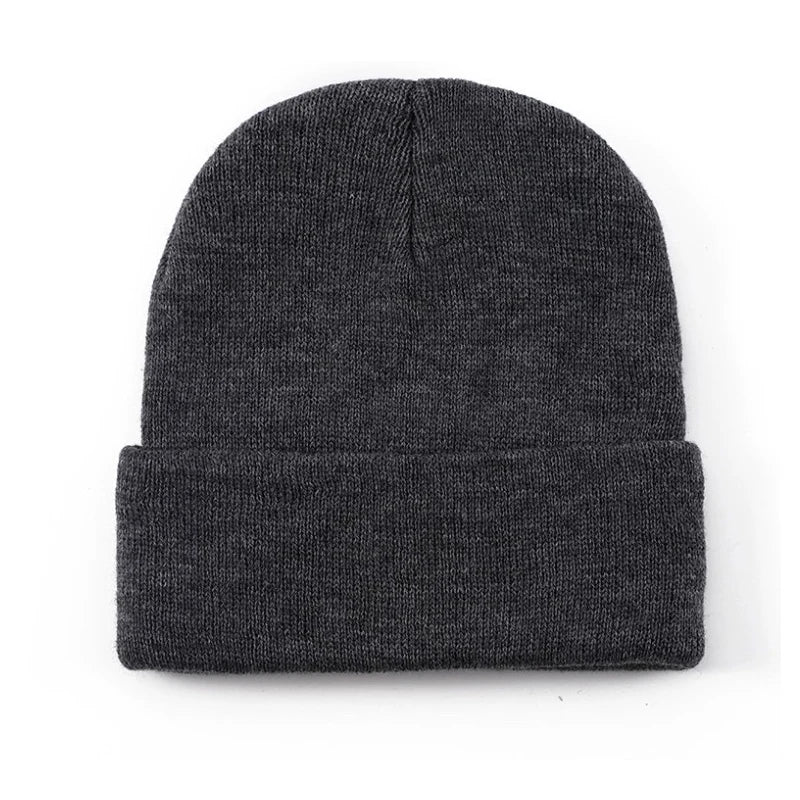 Gorro de lana con vuelta unisex