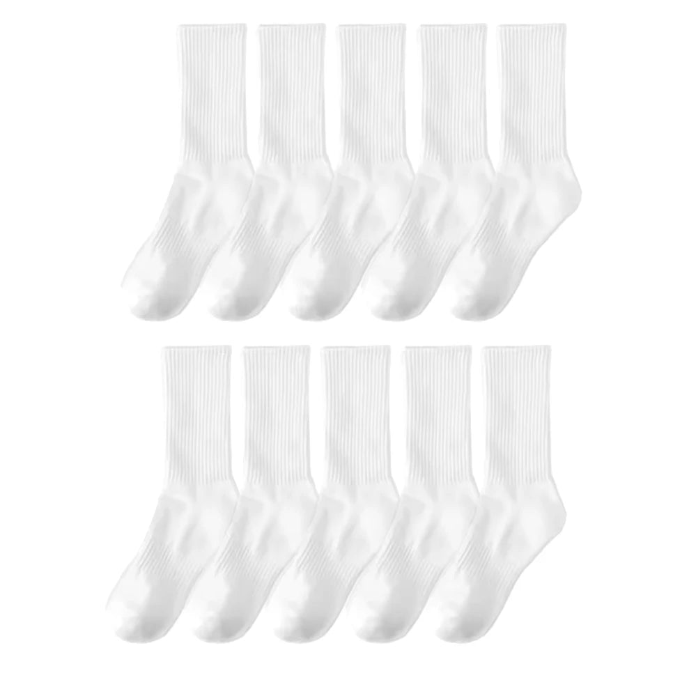 Pack de calcetines altos de algodón para hombre (10 o 20 pares)