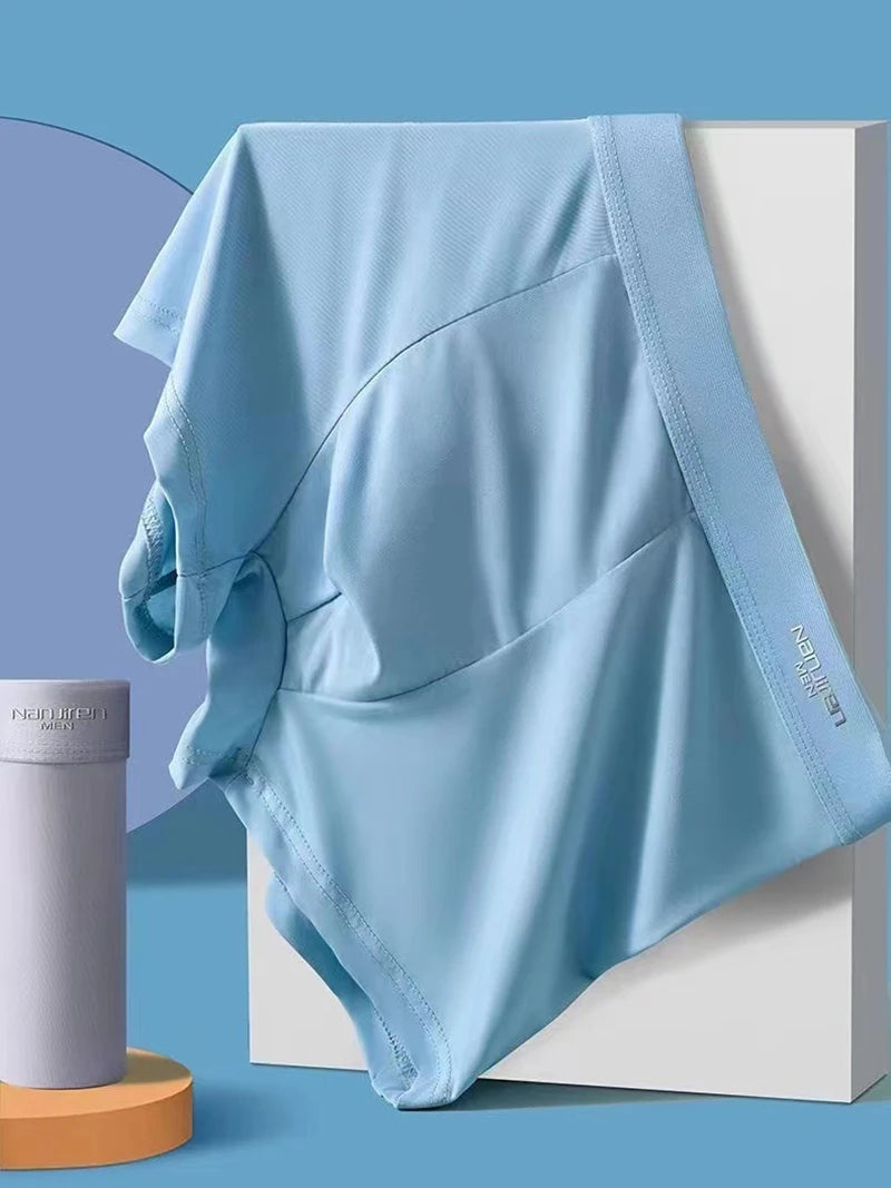 Pack de 4 calzoncillos bóxer de seda fría para hombre