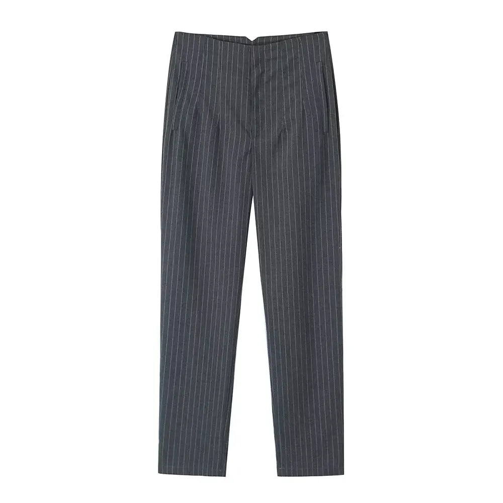 Pantalón de tiro alto básico en colores