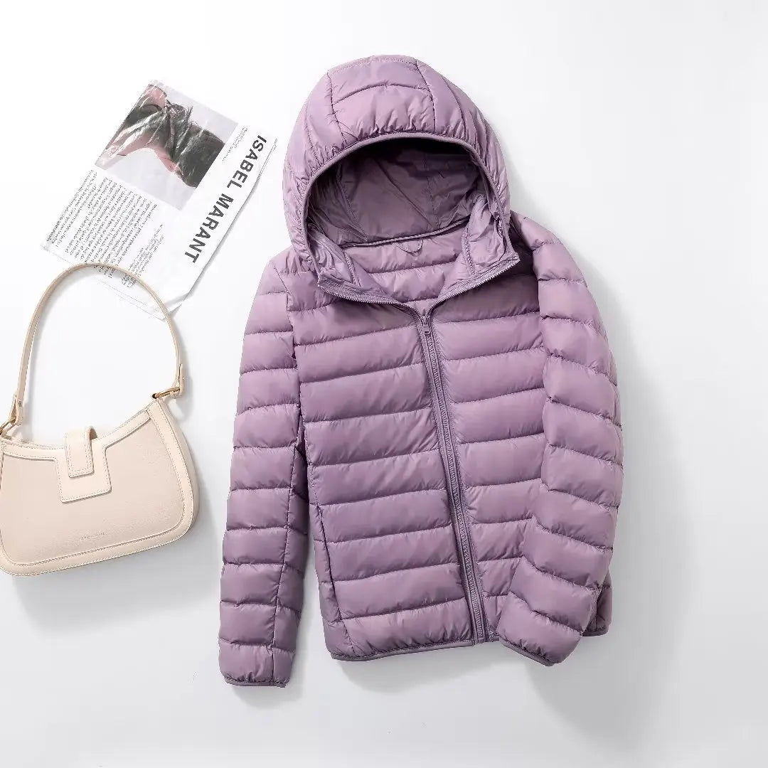 Chaqueta acolchada ultraligera para mujer (tallas grandes)